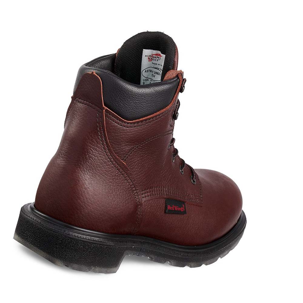 Red Wing SuperSole® 2.0 6-inch Men's Safety Boots Burgundy | ZA 285FDN